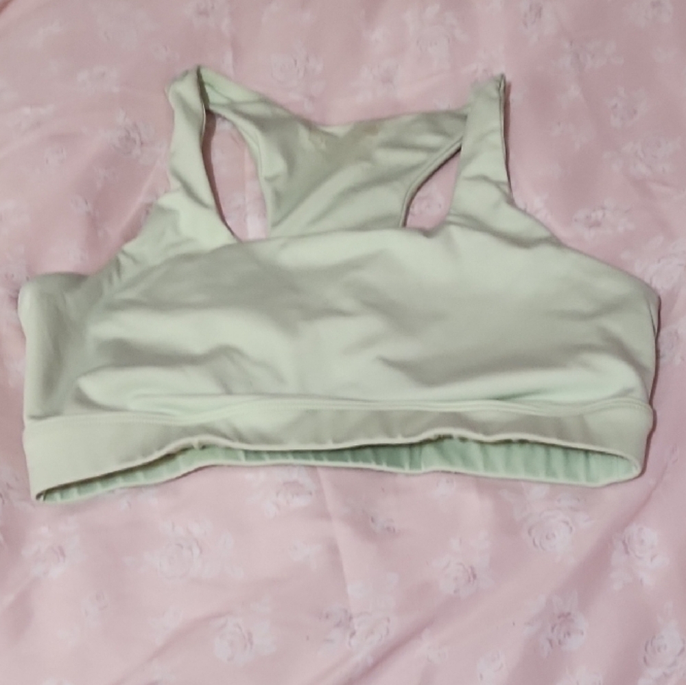 Mint Green Sports Bra - Picture 1 of 3